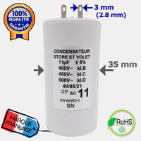 capacité condensateur de 11 micro Farad
