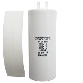 Lot De 5 Condensateurs 3,5 UF Pour Volet Roulant SOMFY, SIMU, NICE - Cosses Faston 2,8mm - Volet Tech